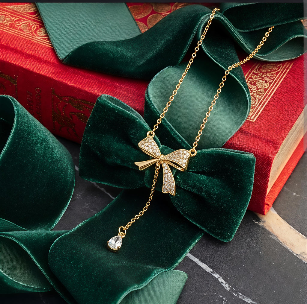 Bow Tie Pendant Necklace