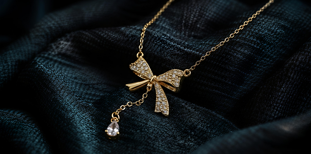 Bow Tie Pendant Necklace