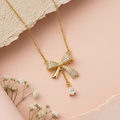 Bow Tie Pendant Necklace