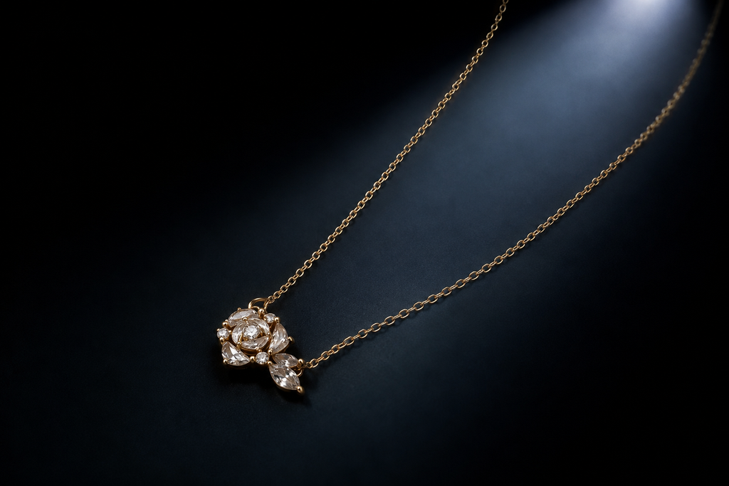 Flowers Pendant Necklace