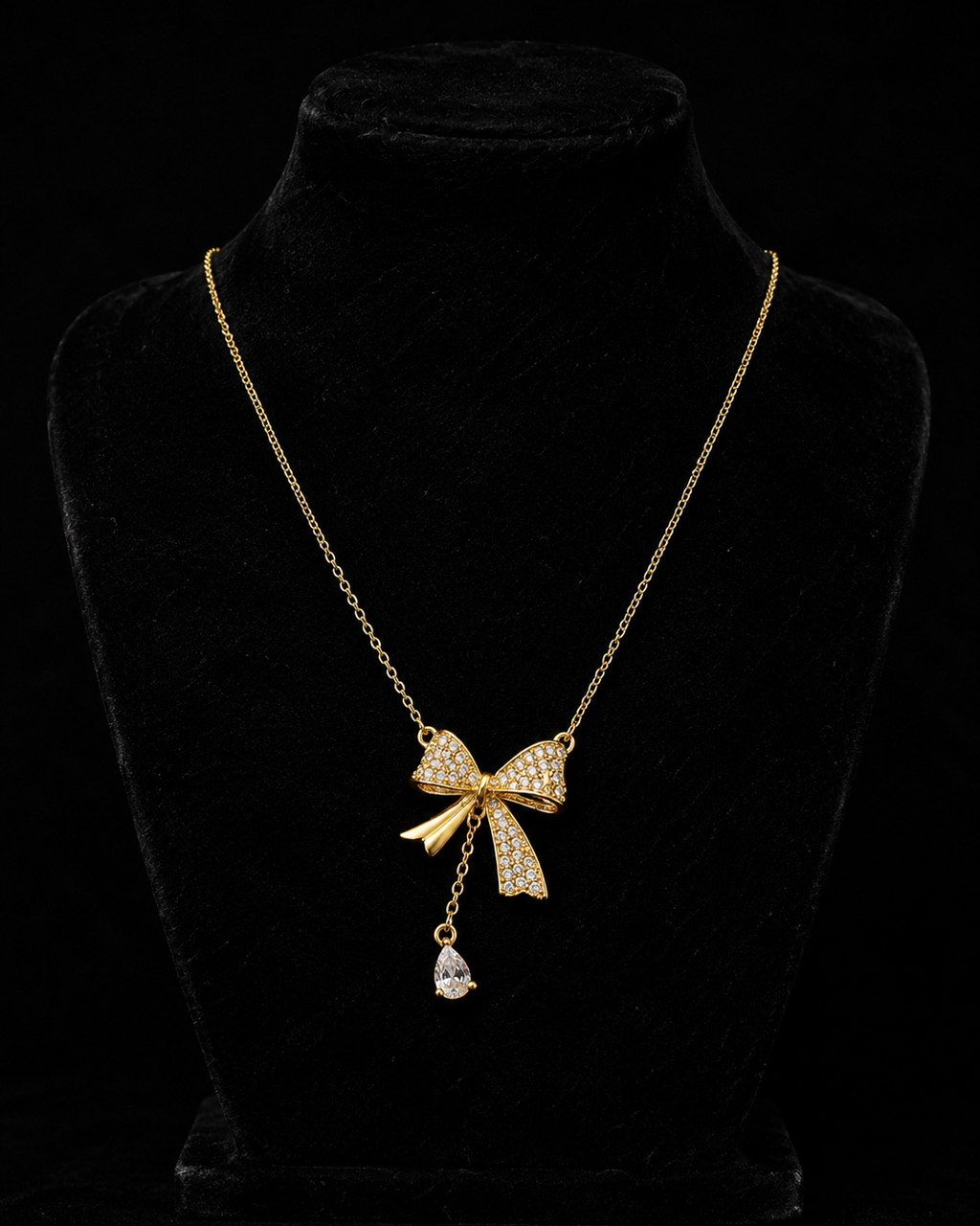 Bow Tie Pendant Necklace