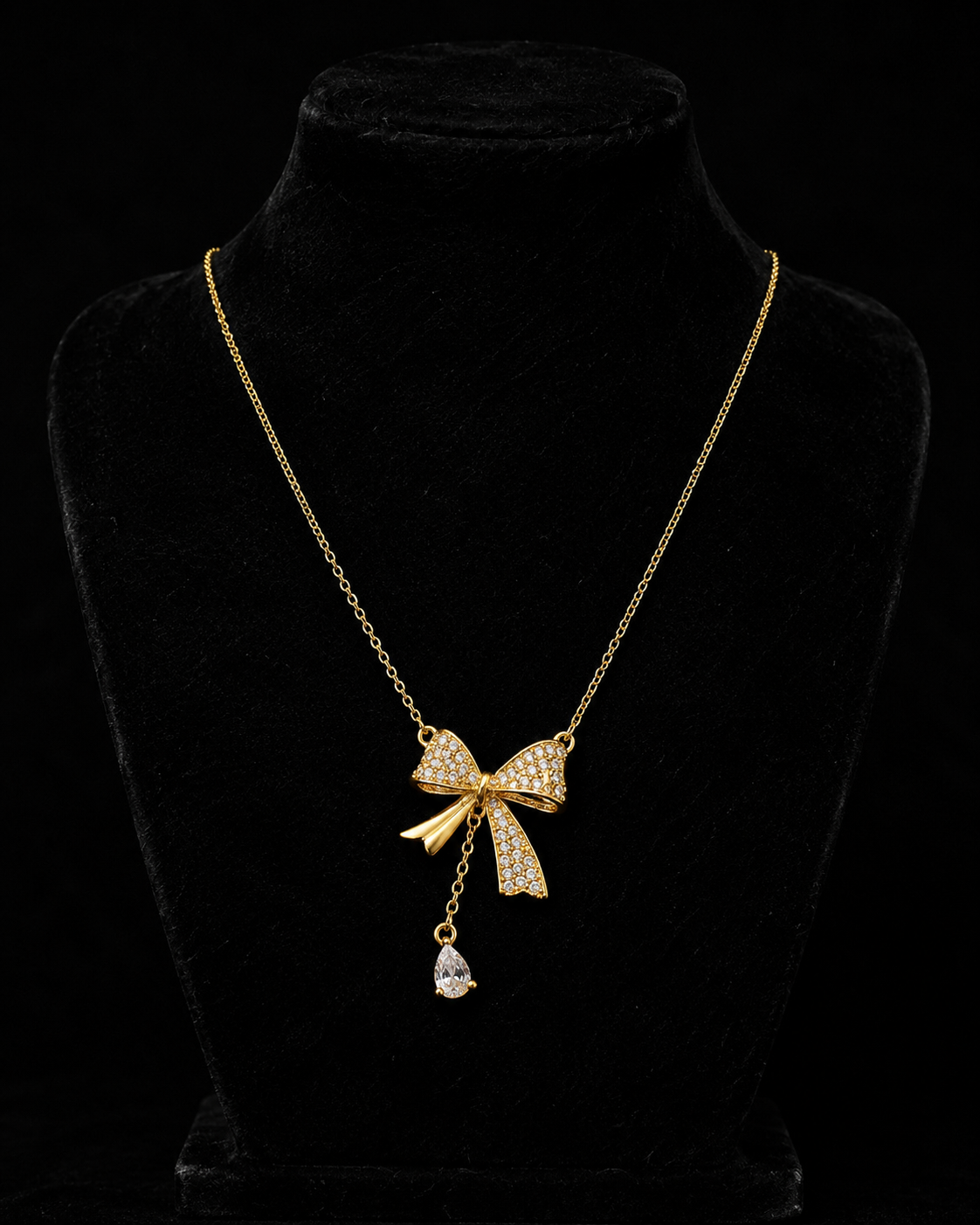 Bow Tie Pendant Necklace