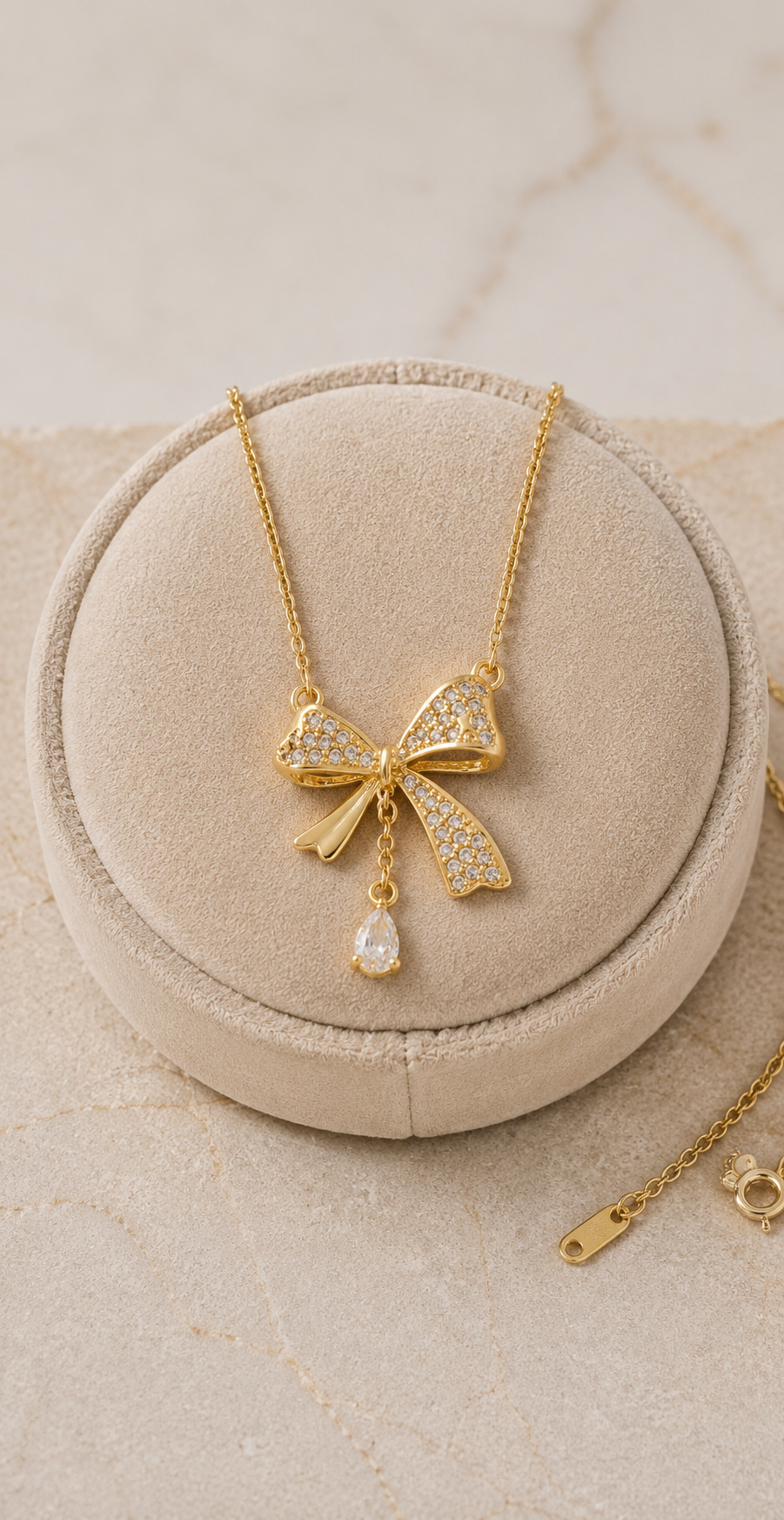 Bow Tie Pendant Necklace