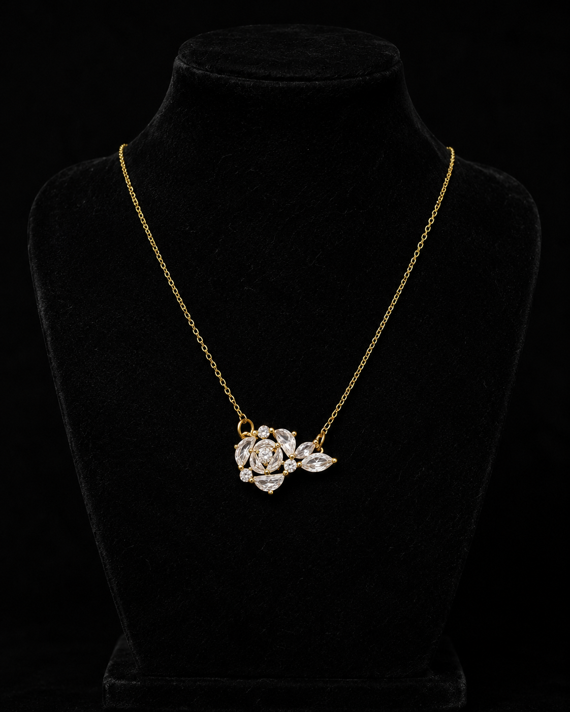 Flowers Pendant Necklace