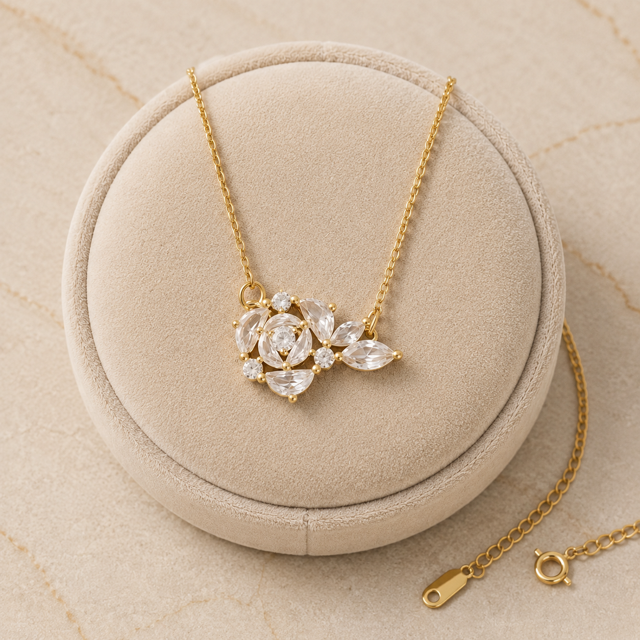 Flowers Pendant Necklace